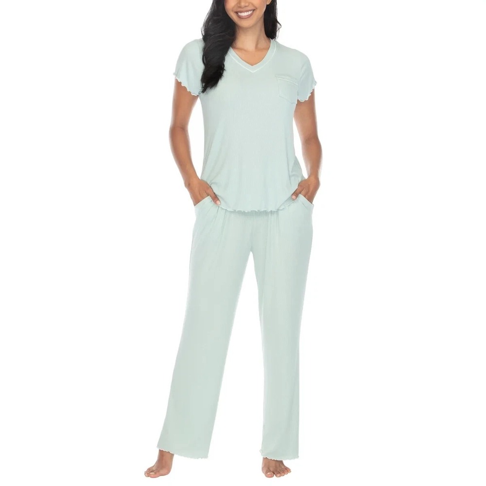Honeydew Women's 2-Piece PJ Set, Mint, Size: Large, New